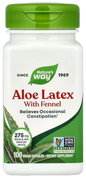Aloe Latex With Fennel de Nature's Way