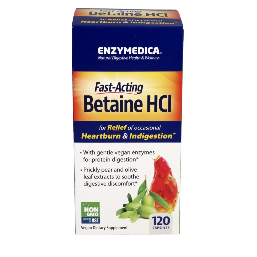 Betaine HCl con MucoSave® de Enzymedica