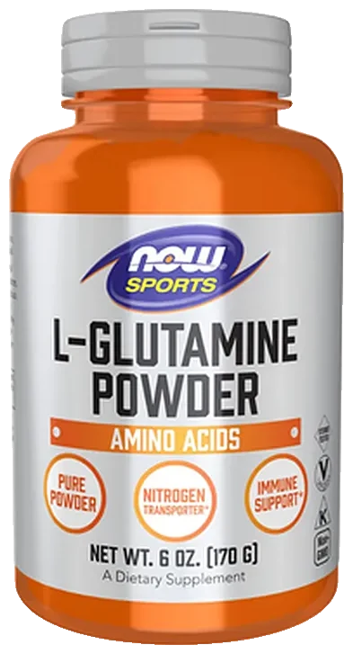L-Glutamine Powder de NOW Sports