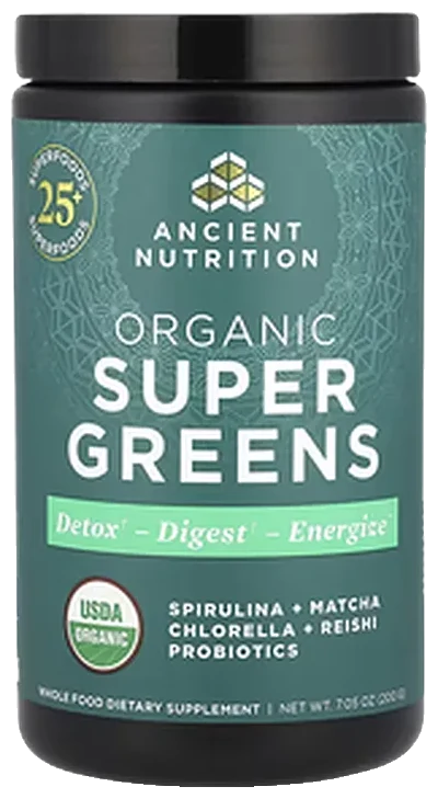 Organic SuperGreens Powder de Ancient Nutrition