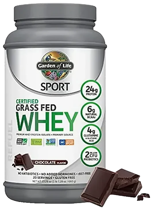 Sport Grass Fed Whey Protein (Chocolate) de Garden of Life